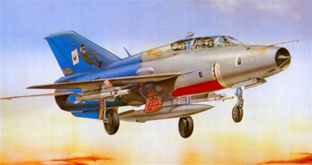 Trumpeter 02219 MiG-21UM Mongol B 1/32