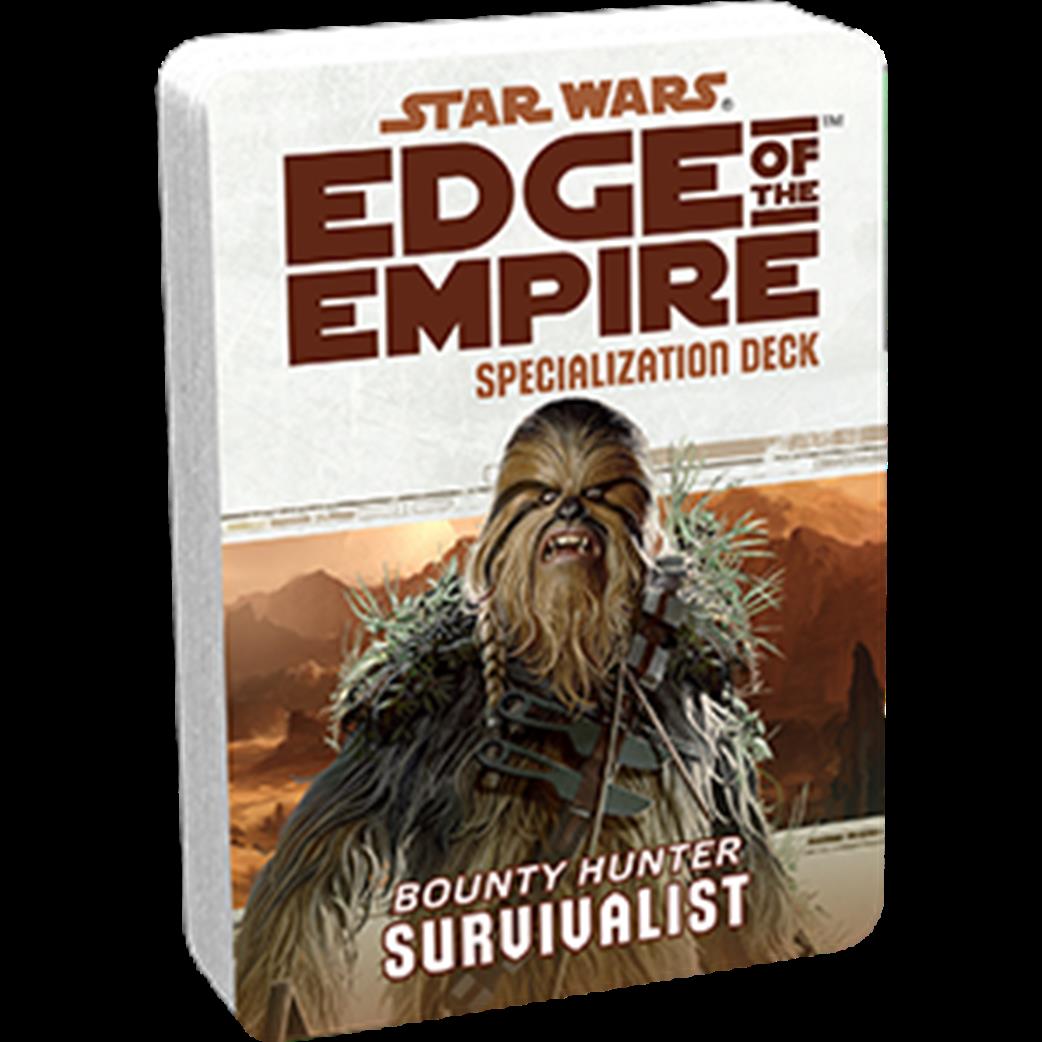 Fantasy Flight Games SWE37 Bounty Hunter Survivalist Specialization Deck, Star Wars: Edge of the Empire RPG