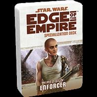 The Enforcer Specialization Deck keeps the text of your Enforcer’s talents close at hand, allowing you to use them swiftly, rather than pause at critical junctures to look them up.Each Specialization Deck contains:2 cover cards (including a reference guide for each deck)20 standard sized talent cards