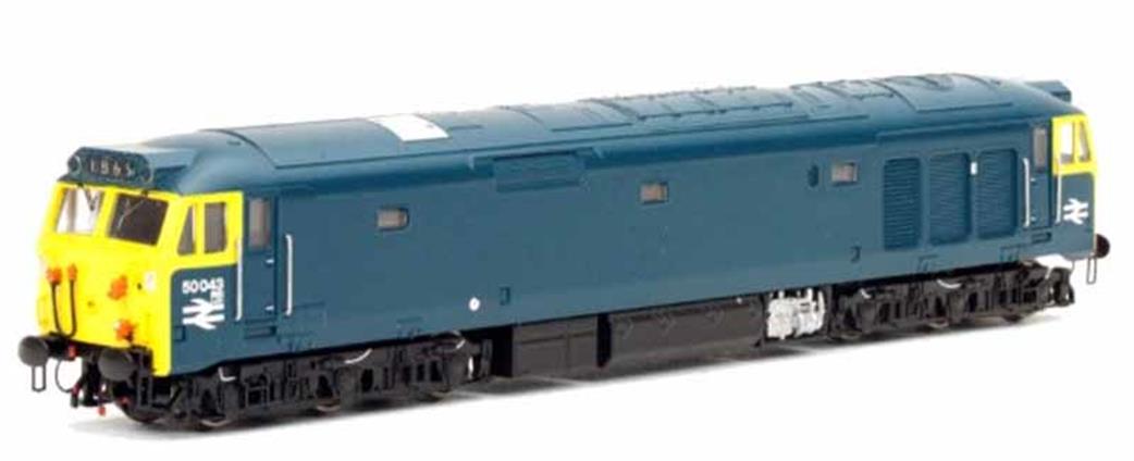 Dapol 2D-002-001 BR 50043 Class 50 Co-Co Diesel Locomotive Blue Unrefurbished N