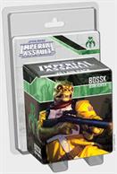 Fantasy Flight Games Bossk Villain Pack for Star Wars Imperial Assault SWI25Take up the hunt with Bossk, a deadly Trandoshan bounty hunter! With this figure pack, you can harness Bossk's unbridled ferocity whether you take contracts for the Mercenaries faction in a skirmish or work for the Imperial player in a campaign.With a new Agenda set, Command cards, Deployment cards, a skirmish upgrade, and missions for both campaign and skirmish games, the Bossk Villain Pack is your chance to unleash a bounty hunter and take down your prey. This figure pack includes a sculpted plastic figure of Bossk that you can use to replace the token included in The Bespin Gambit.This is not a standalone product. A copy of the Imperial Assault Core Set is required to play. Includes missions that require The Bespin Gambit expansion.
