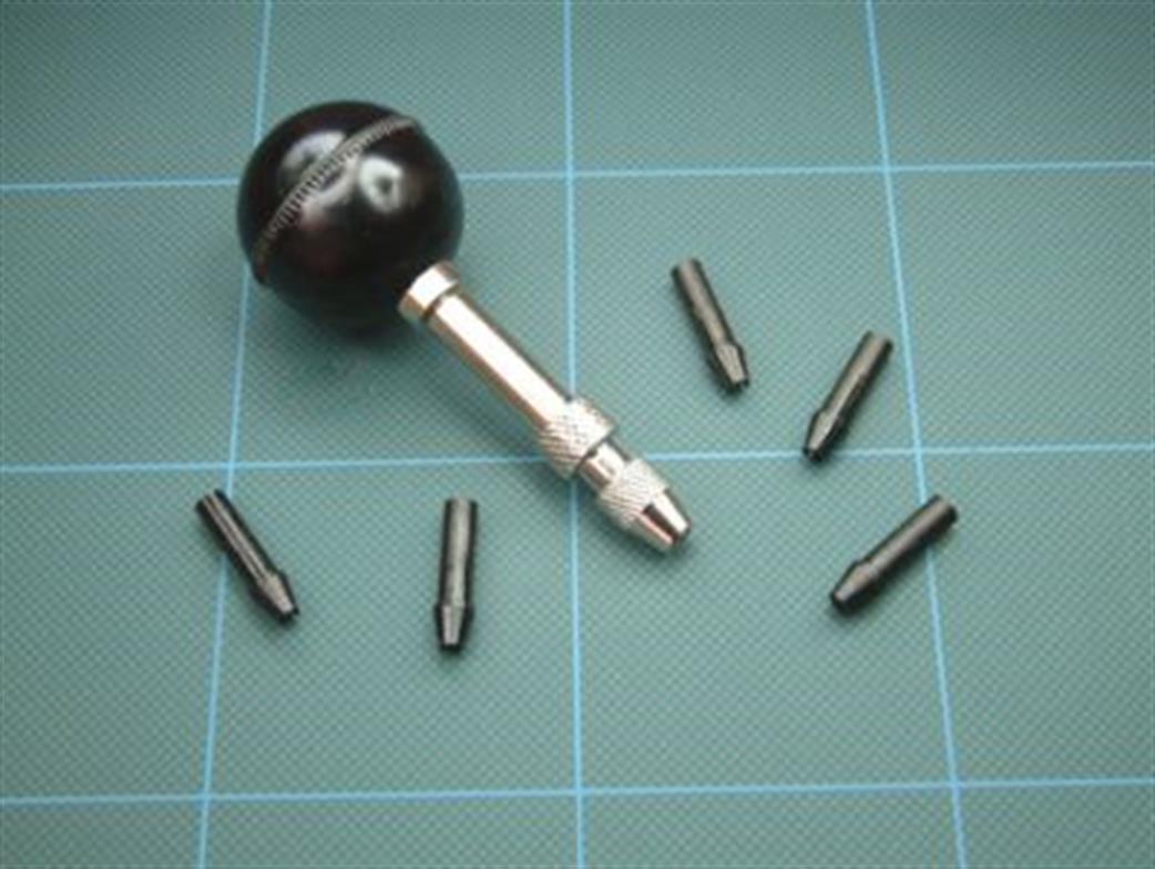 Expo 75016 Pin Vice with Revolving Ball Handle
