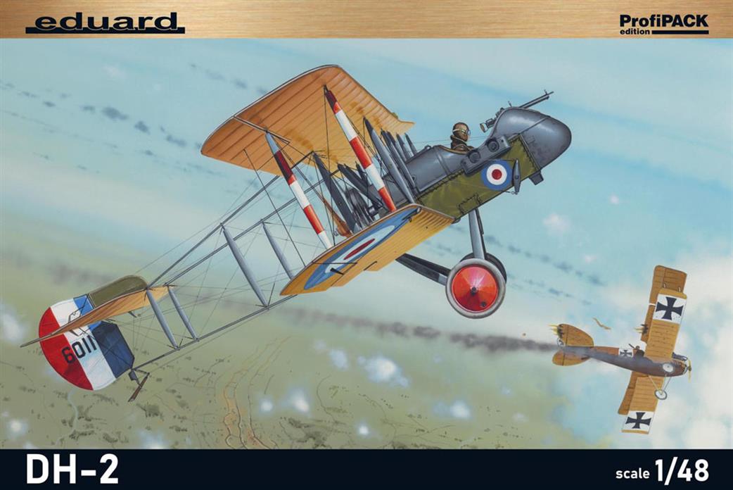 Eduard 1/48 8094 Airco DH2 WW1 British Fighter Profipak Version Plastic Kit