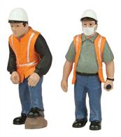 Bachmann 47-403 0 Gauge Lineside or Road WorkersPack of 2 track or road workers in hi-visibility clothing.