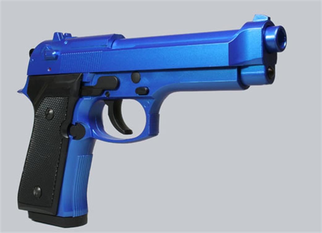 Hfc - STTi HA-118 Pearl Blue M92F Soft Shooter 6mm BB Pistol 1/1