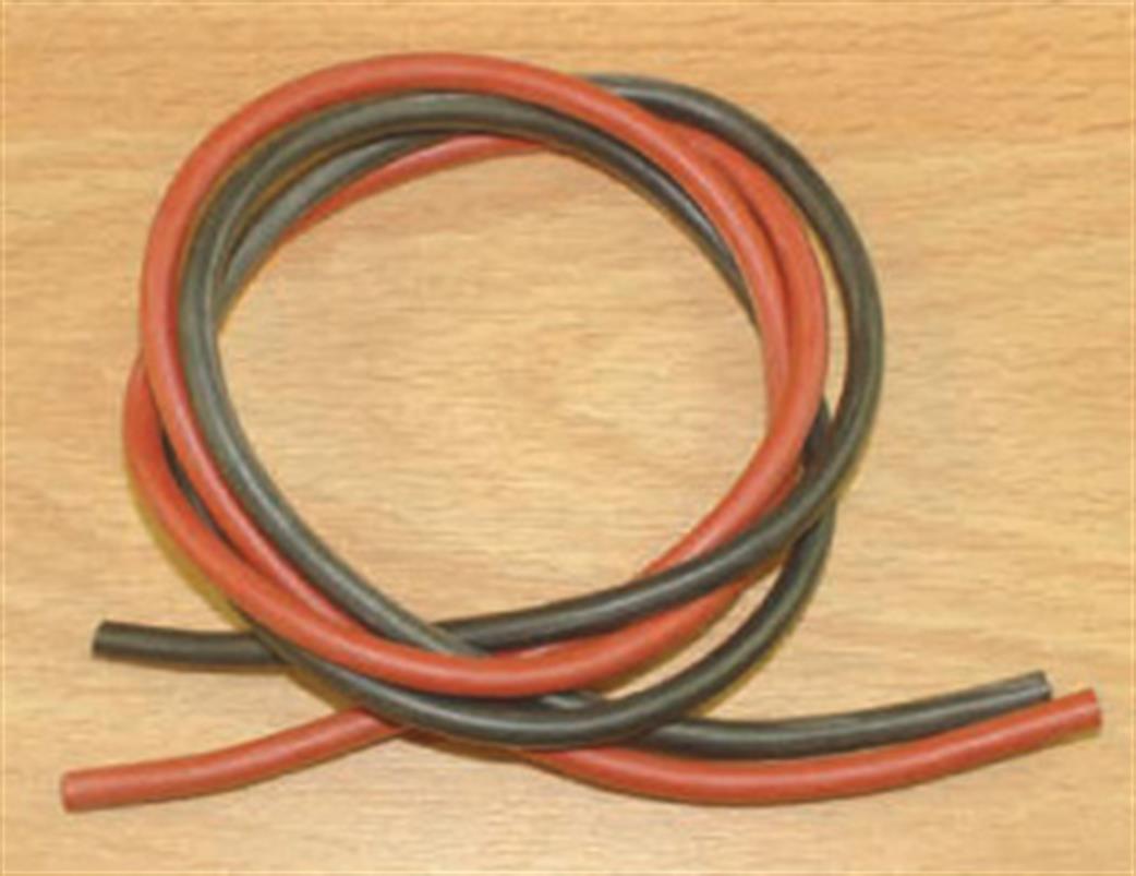 Expo 21045 12g Red & Black Silicon Wire
