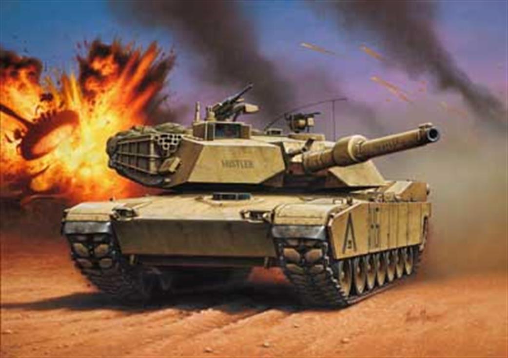 Revell 03112 US M1A1 Abrams Main Battle Tank Modern 1/72