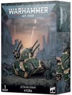 This plastic kit can be assembled as either a Hydra or a Wyvern with 2 crewmen: a gunner and a spotter and has the option to equip a heavy bolter or a heavy flamer.This kit comes supplied unpainted and requires assembly