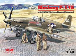The set includes kit of P-51B “Tommy’s Dad” of Maj. John Herbst, ace of 23th FG (China) and 5 figures of USAAF pilots and mechanics.