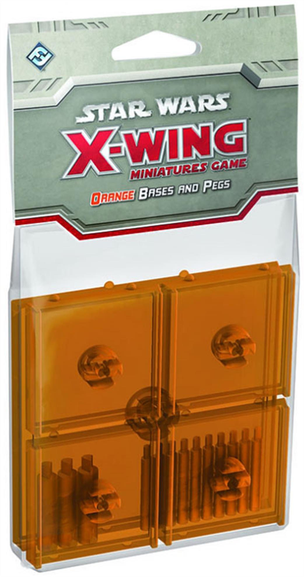 Fantasy Flight Games  SWX47 Orange Bases and Pegs Accessory Pack, Star Wars X-Wing