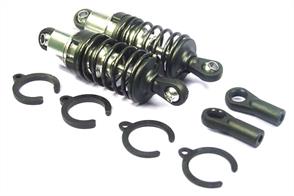 These alloy shocks are the perfect replacements for shocks and springs that are supplied with most 1/10th kits.