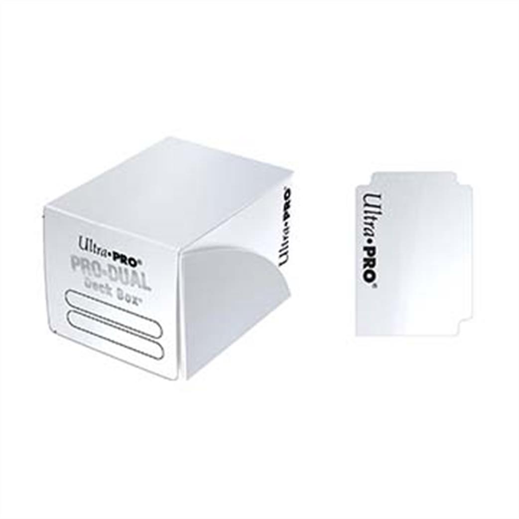 Ultra Pro  82982 PRO-DUAL 120 Card White Deck Box