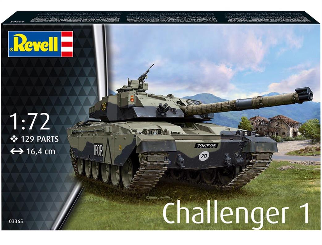 Revell 1/72 03365 British Challenger 1 Main Battle Tank Kit