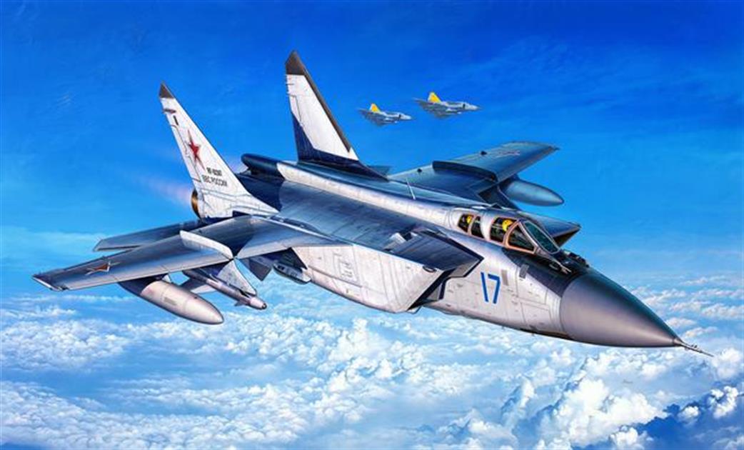 Revell 1/144 04086 Soviet MIG-31 Foxhound Jet Aircraft Kit