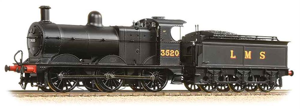 Bachmann OO 31-627B LMS 3520 Class 3F 0-6-0 Deeley Tender LMS Black
