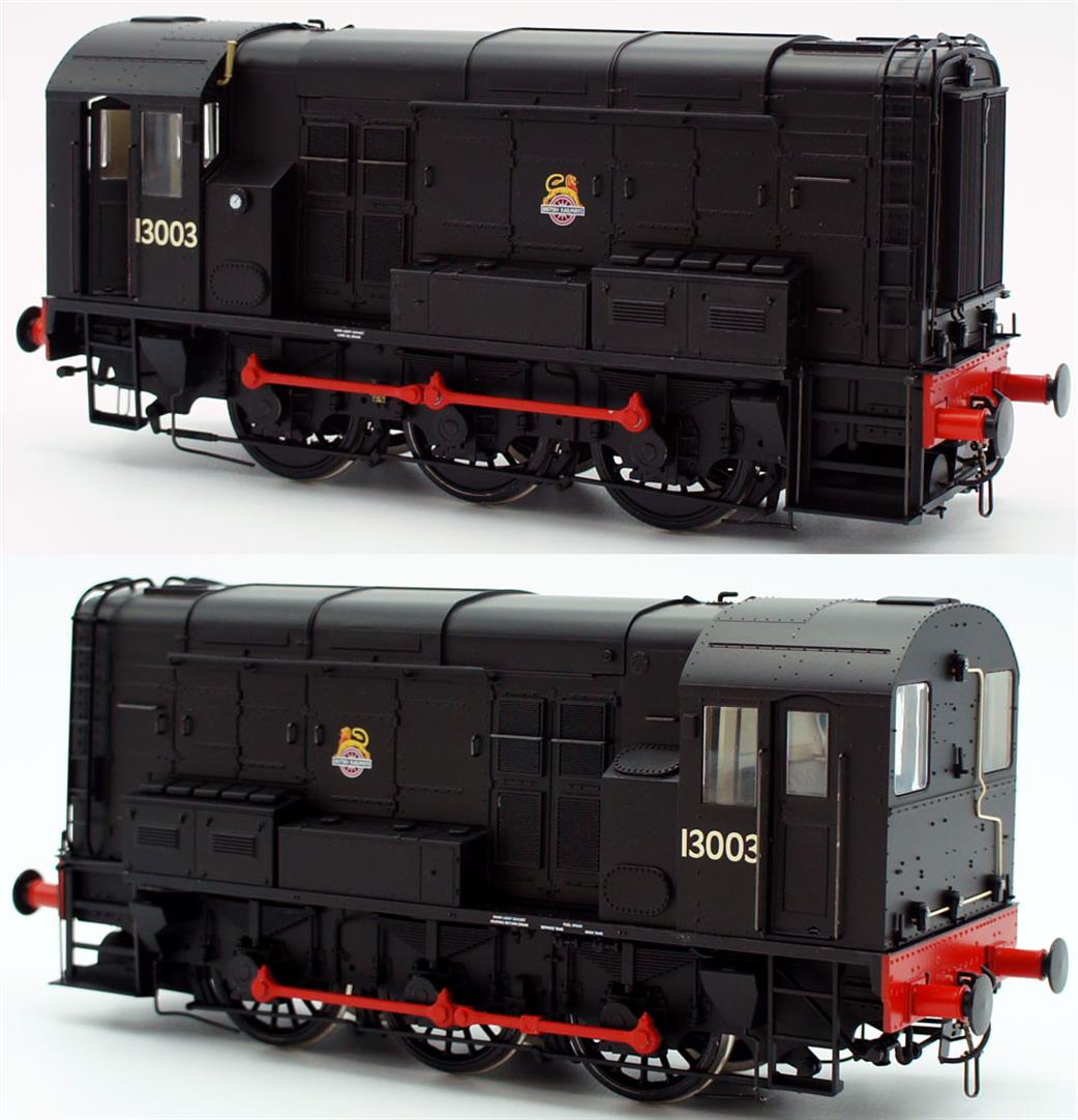 Dapol O Gauge 7D-008-007 BR Class 08 0-6-0 Diesel Shunting Engine Black Livery 13003