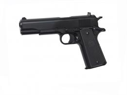 Classic STI® M1911 pistol. This is a very light  version with top class performance. The pistol has a fixed hop-up and is very easy to operate. The magazine holds 12 BB’s
