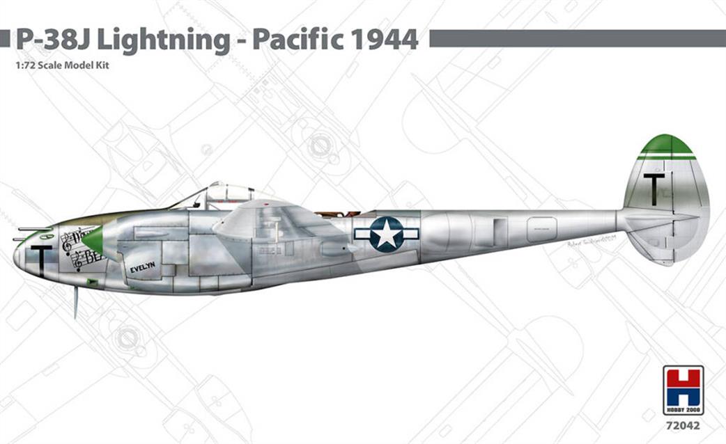 Hobby 2000 1/72 72042 P-38J Lightning Pacific War Plastic Kit