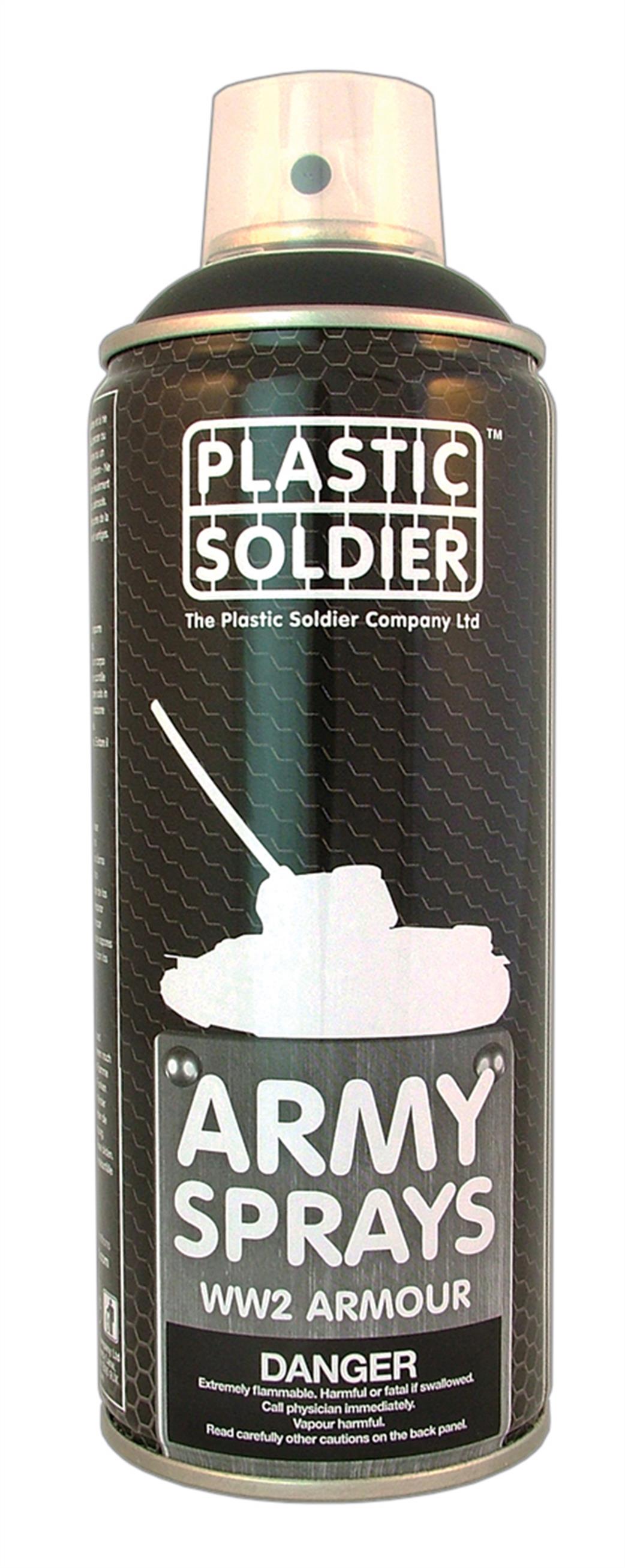 Plastic Soldier  SP002 German Panzer Grey WW2 Spray Paint 400ml Can