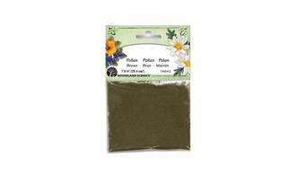 Fine brown pollen scatter.Use Brown for Lilies, Sunflowers, Forsythia and more! 1.8 in3 (29.4 cm3)