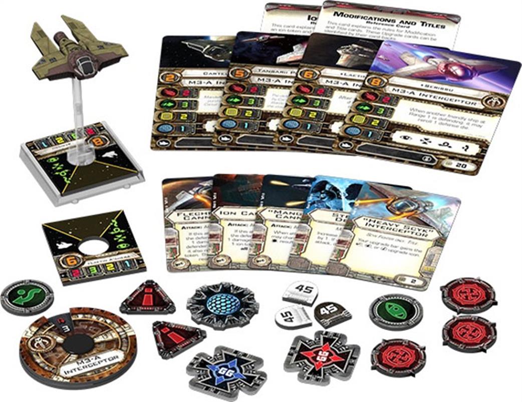 Fantasy Flight Games  SWX26 M3-A Interceptor Expansion Pack from Star Wars X-Wing