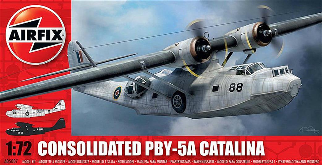 Airfix 1/72 A05007 Consolidated PBY-5A Catalina Flying Boat Plastic Kit