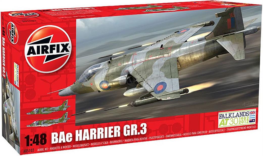 Airfix 1/48 A05102 RAF Harrier GR31/48 Strike Aircraft