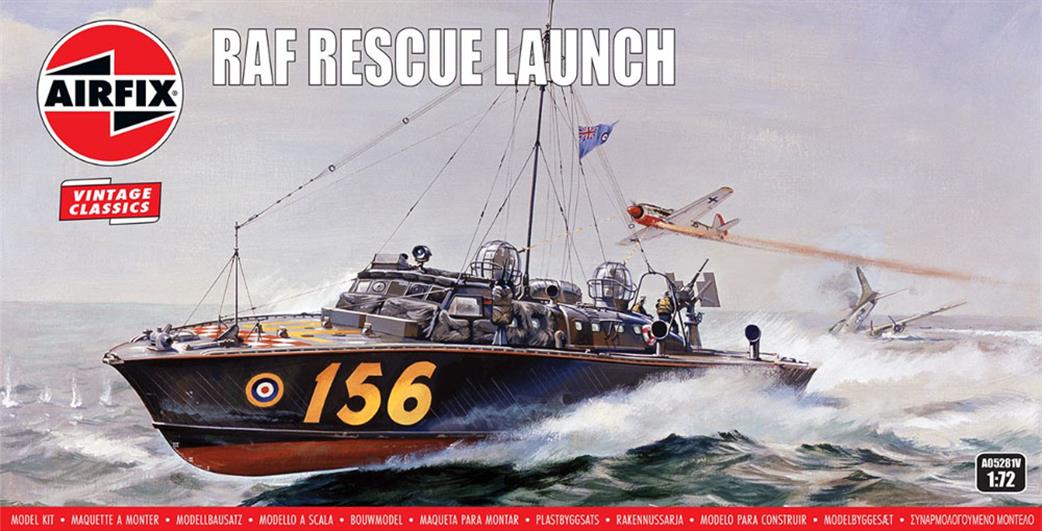 Airfix 1/72 A05281V RAF WW2 Rescue Launch Vintage Classic Kit