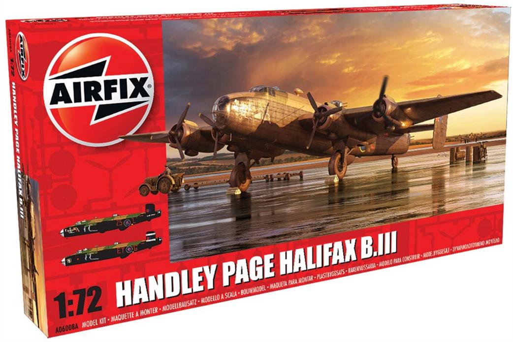 Airfix 1/72 A06008A Handley Page Halifax B111 WW2 RAF Bomber Kit