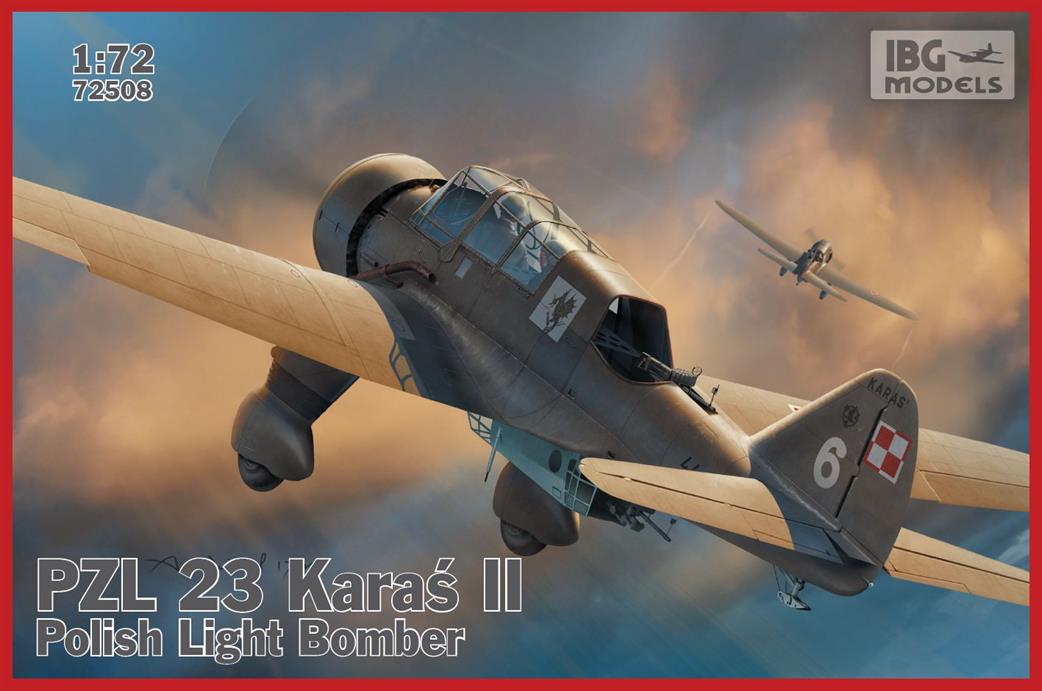 IBG Models 72508 PZL P.23 Karas II - Polish Light Bomber Kit 1/72