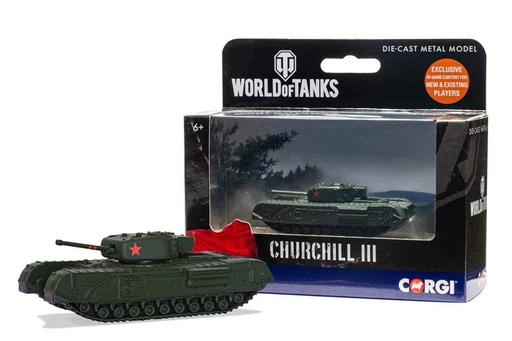 Corgi  WT91204 World of Tanks Churchill Mk111 Model