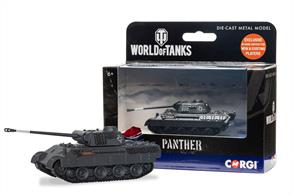 World of Tanks puts you in command of over 600 war machines from the mid-20th century, so you can test your mettle against players from around the world with the ultimate war machines of the era. Corgi are pleased to offer the first wave of highly detailed die-cast models to collect and enhance your gameplay.This famous tank was produced from January 1943 through April 1945, with a total of 5,796 vehicles built plus eight vehicles built on the F series chassis.
