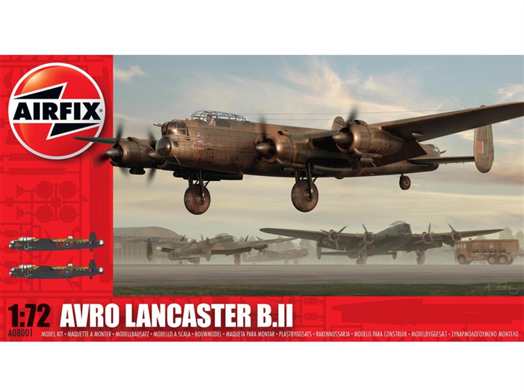 Airfix 1/72 A08001 Avro Lancaster B11 RAF WW2 Bomber Kit