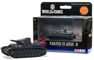 World of Tanks puts you in command of over 600 war machines from the mid-20th century, so you can test your mettle against players from around the world with the ultimate war machines of the era.Corgi are pleased to offer the first wave of highly detailed die-cast models to collect and enhance your gameplay.The G variant of the Pz. IV was produced starting in May 1942. In April 1943, production began on the H variant and eventually, the most massively produced version of the Pz. IV.The Ausf. H shared the upgraded gun of the Ausf. G, and utilized a single 80-mm front glacis plate instead of layered plates.