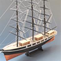 A basic 1/200 model of the 1869 Cutty Sark by Mantua/Sergal. Of course, at this price there isn't that much fine detail  but what is provided is the ability to build a nicely proportioned  model and so gain invaluable experience. Ideal as a gift for a novice model ship builder and its of the most famous tea clipper. Model Length 610 mm - its not small.