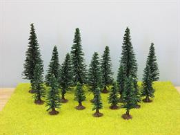 JORDAN 51A PACK OF 25 FIR TREES WITH BASES