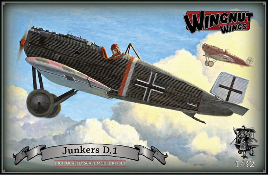 Wingnut Wings 1/32 32065 Junkers D.1 German WW1 Monoplane Quality plastic Kit