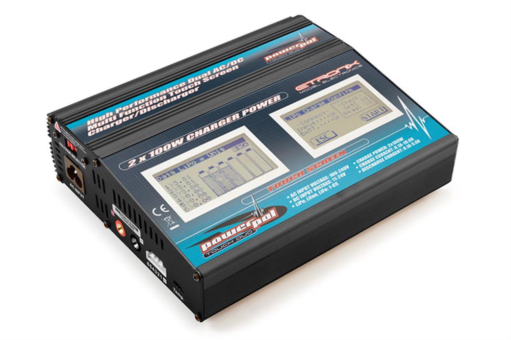 Etronix  ET0212 POWERPAL TOUCH DUO DUAL AC/DC 100W PERFORMANCE CHARGER