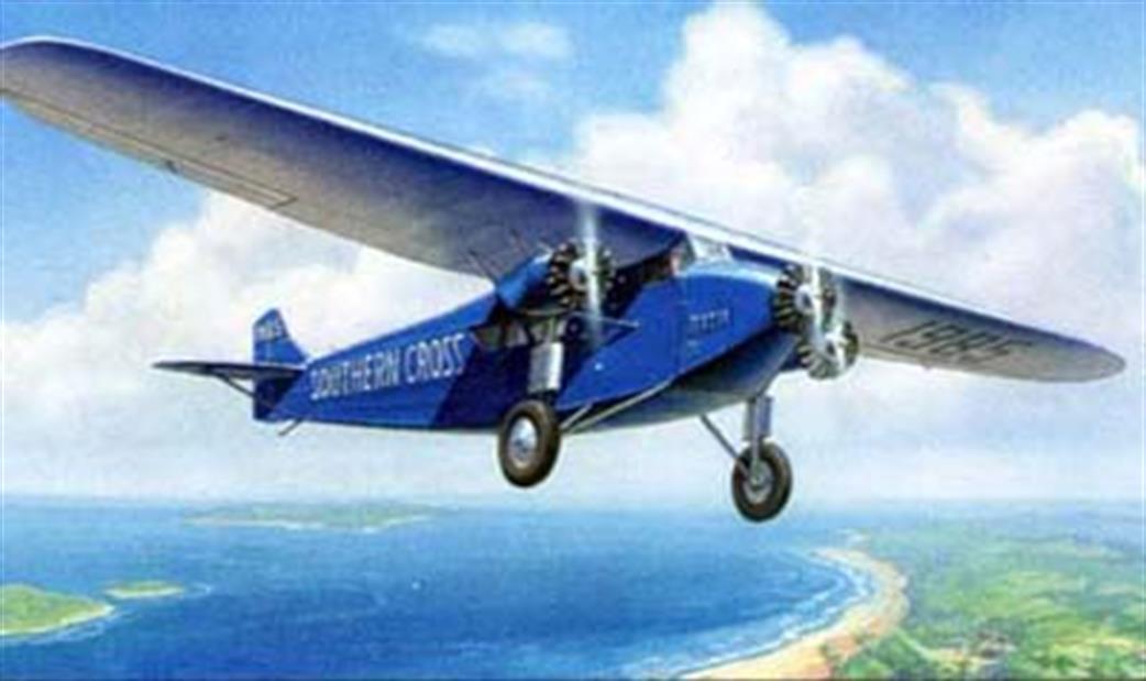 Zvezda 1/72 7233 Fokker F-V11 Southern Cross Aircraft kit