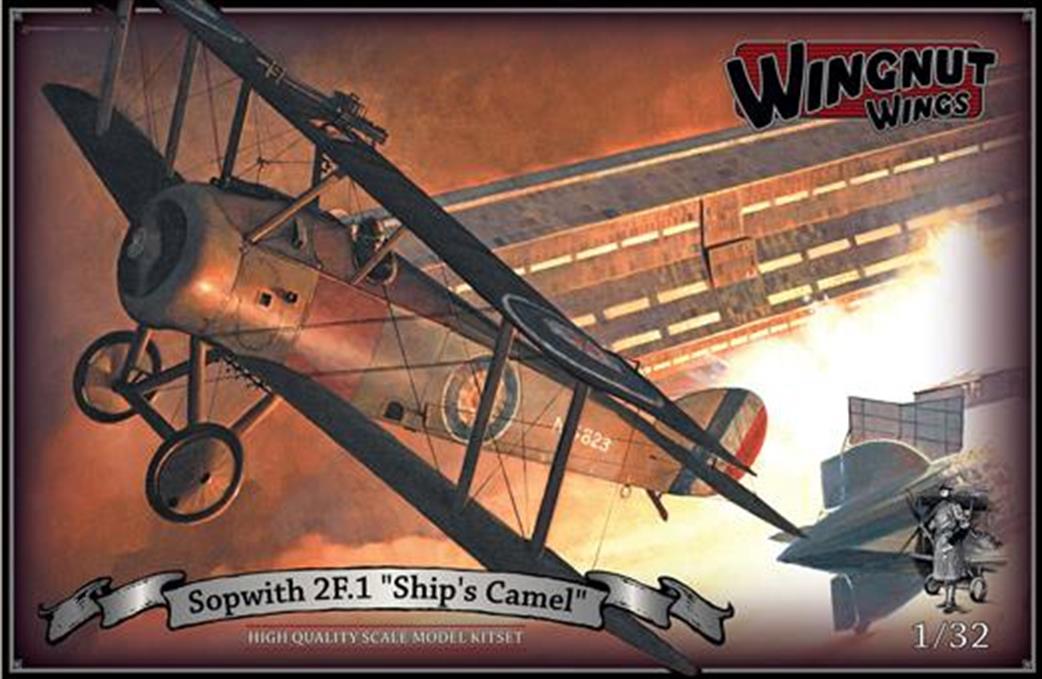 Wingnut Wings 1/32 32076 Sopwith 2F.1 Ship Camel WW1 Fighter Model