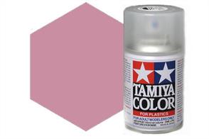 Tamiya TS59 Synthetic Lacquer Spray Paint Pearl Light Red 100ml TS-59These cans of spray paint are extremely useful for painting large surfaces, the paint is a synthetic lacquer that cures in a short period of time. Each can contains 100ml of paint, which is enough to fully cover 2 or 3, 1/24 scale sized car bodies.
