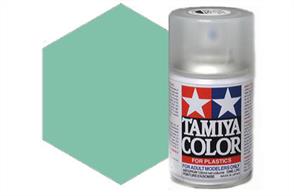 Tamiya TS60 Synthetic Lacquer Spray Paint Pearl Green 100ml TS-60These cans of spray paint are extremely useful for painting large surfaces, the paint is a synthetic lacquer that cures in a short period of time. Each can contains 100ml of paint, which is enough to fully cover 2 or 3, 1/24 scale sized car bodies.
