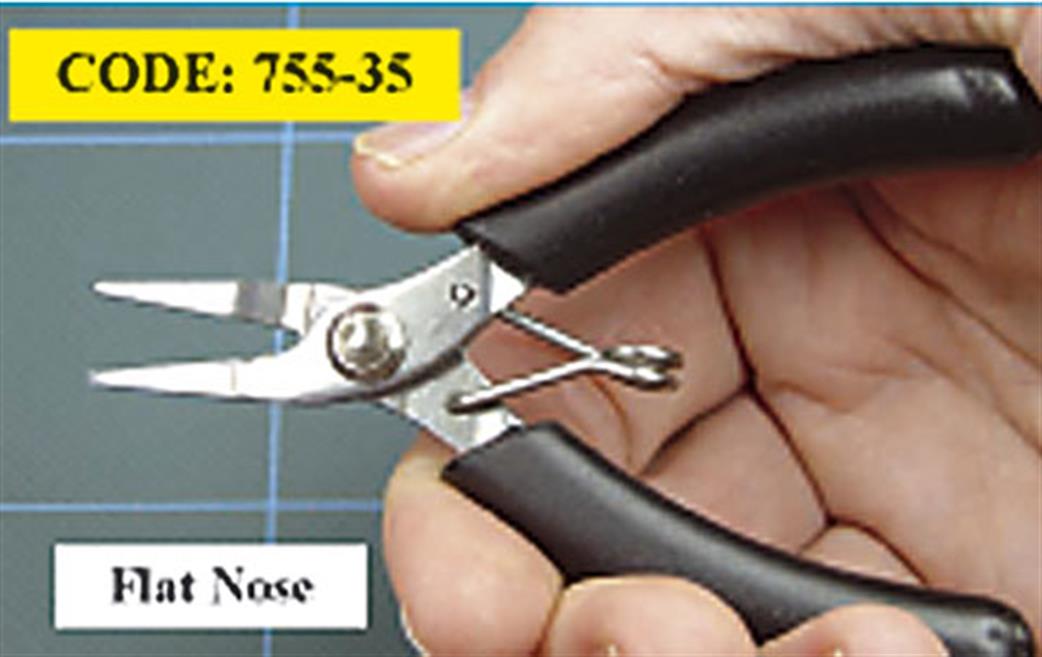 Expo 75535 Micro Stainless Steel Pliers Flat Head