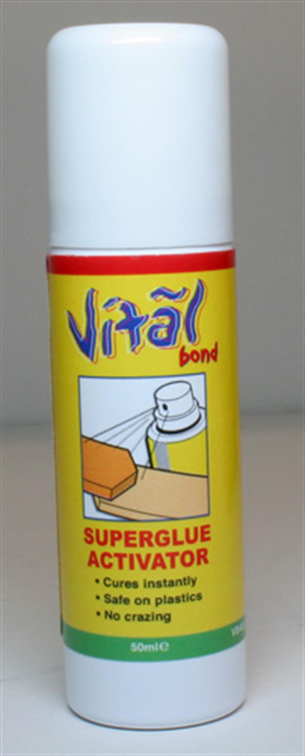 Vitalbond VB403 Super Glue Activator 50ml Spray