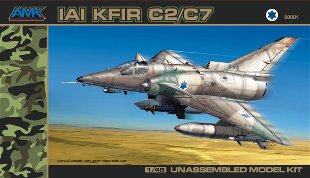 AvantGarde Model Kits AMK 1/48 88001 IAI KFir C2/C7 Fighter Aircraft Kit
