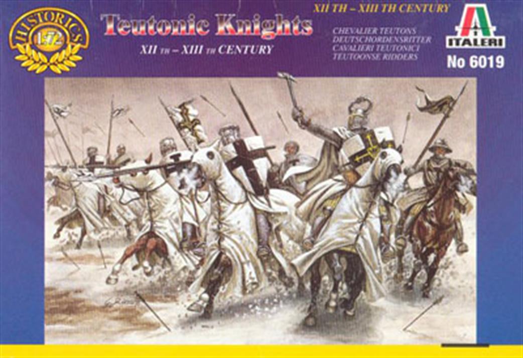 Italeri 1/72 6019 Teutonic Knights Medieval Plastic Figures