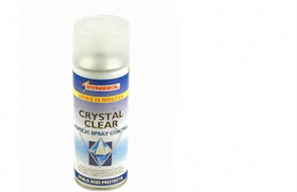 Humbrol  AD7550 Acrylic Crystal Clear 150ml Modellers Spray