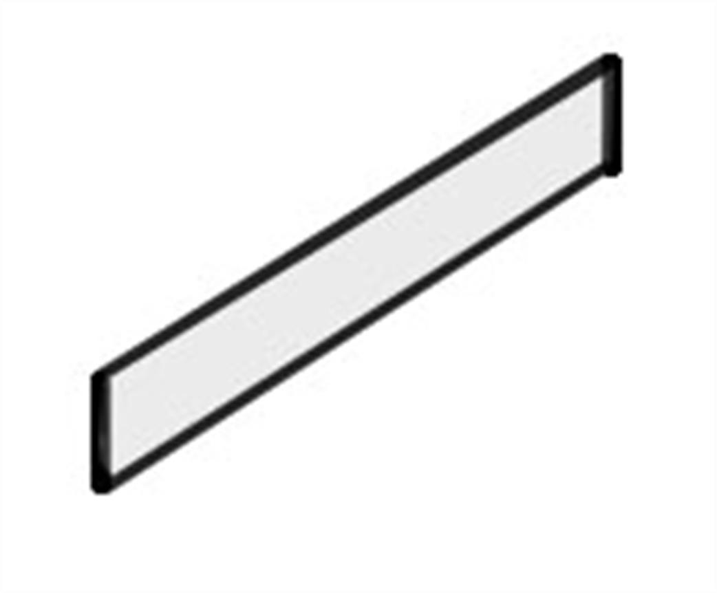 Plastruct 90641 31.8mm x 0.5mm Strip Pack of 5 STS-2