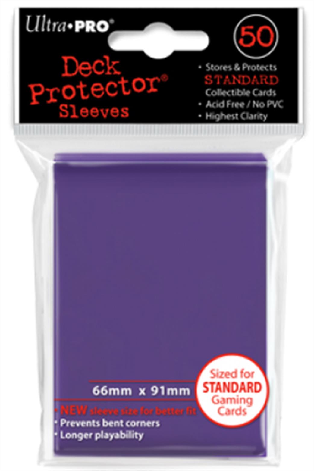 Ultra Pro  82676 50 Purple Deck Protectors