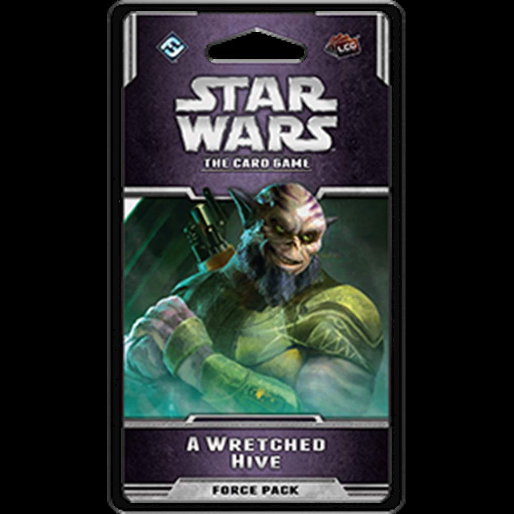 Fantasy Flight Games SWC32 A Wretched Hive Force Pack, Star Wars: The Card Game